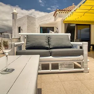 Apartment Penthouse Sea View Jacuzzy Terrace & Pool, Playa Fanabe