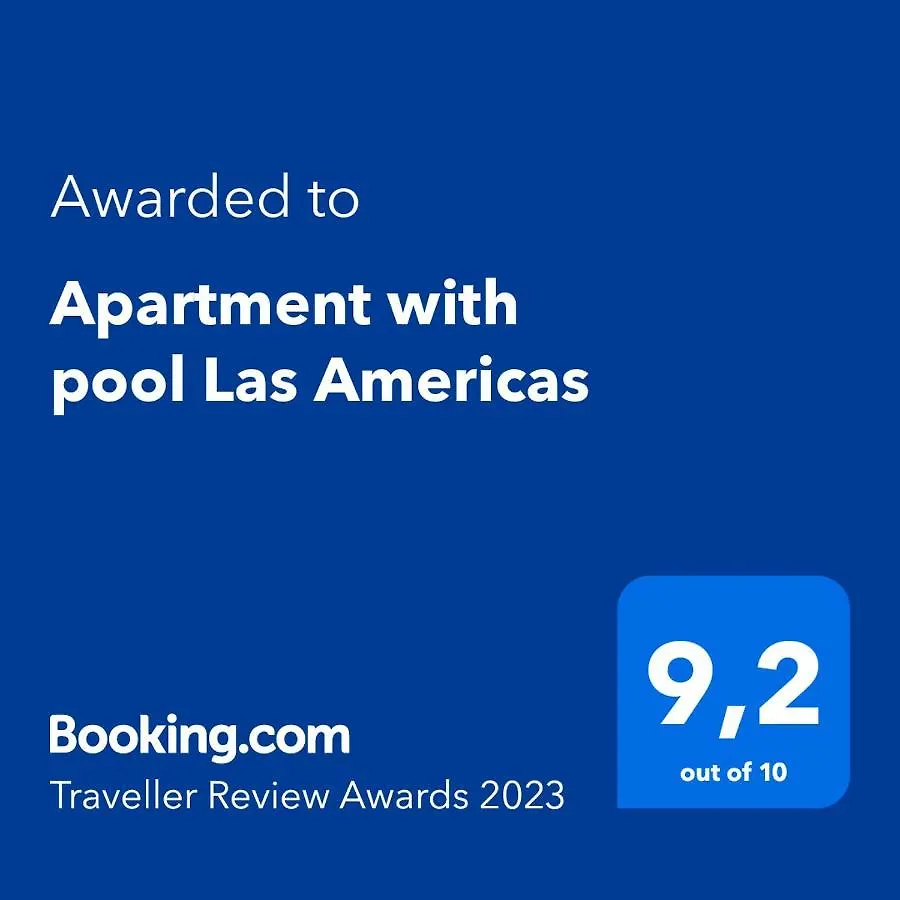 Apartment With Pool Las Americas By Vapago Tenerife Playa Fanabe